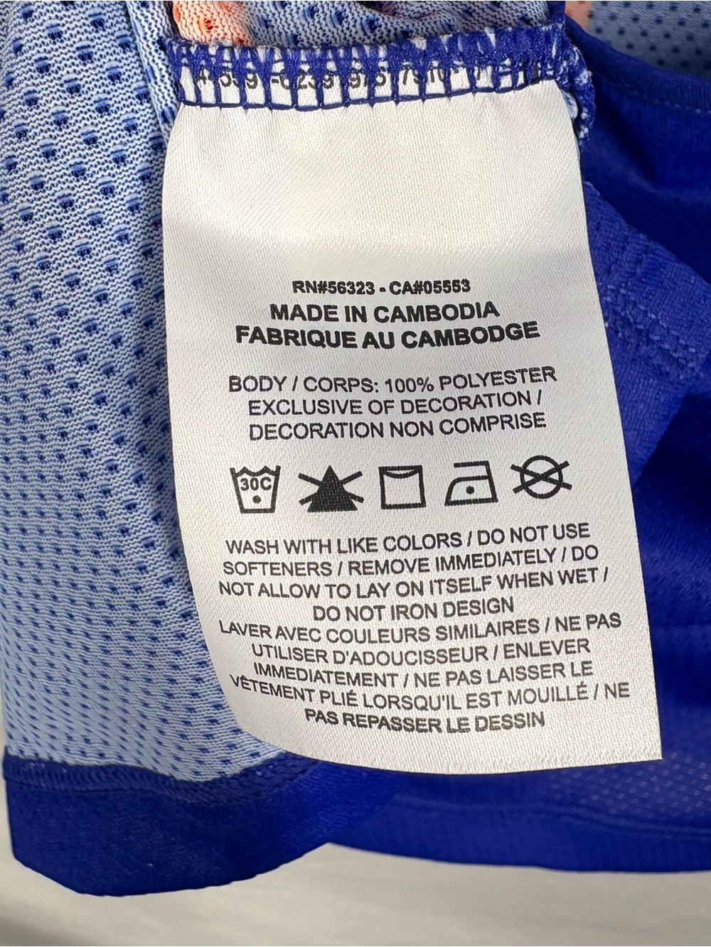NWT Rare Nike Retro Women’s Blue Tennis Tank. XS - Picture 7 of 9